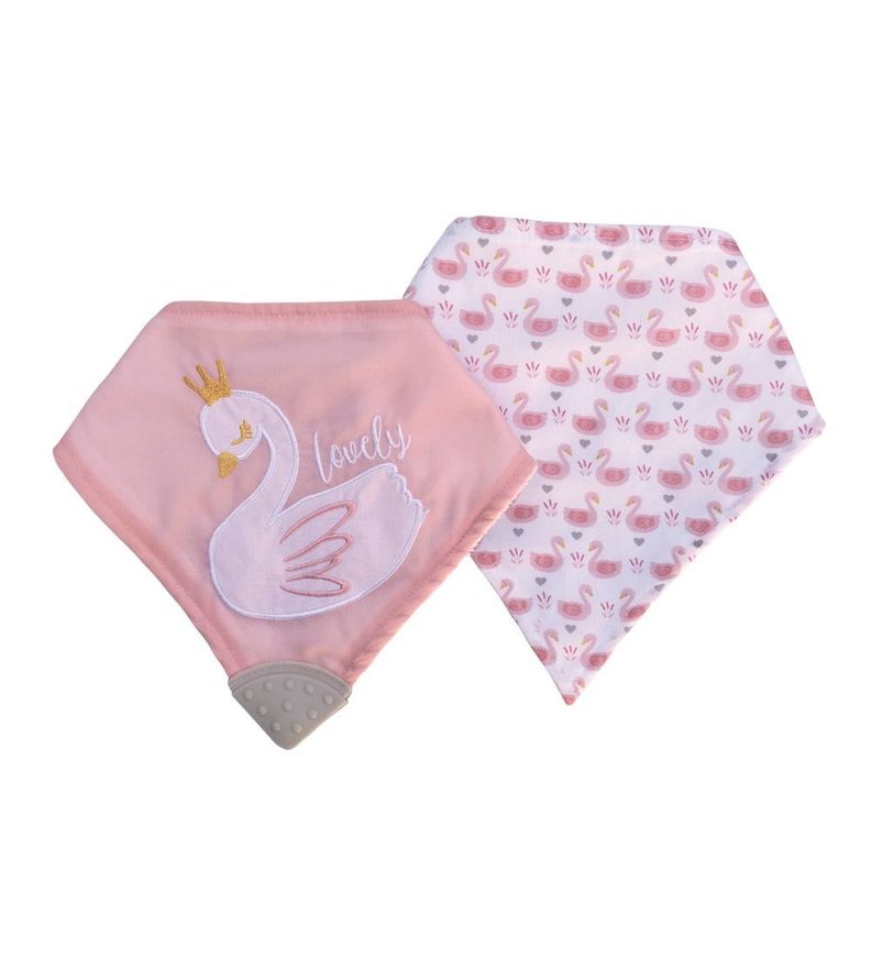 Set de Baberos tipo Bandana Niñas Pumucki-1