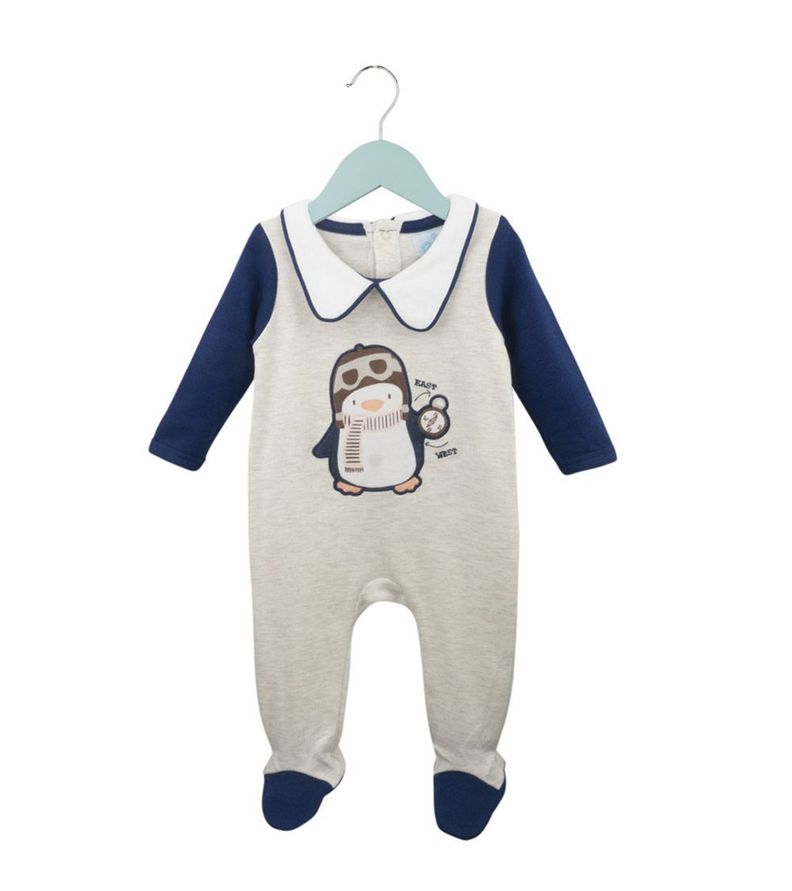 Enterito de Algodón Pingüino para Bebé Pumucki-0