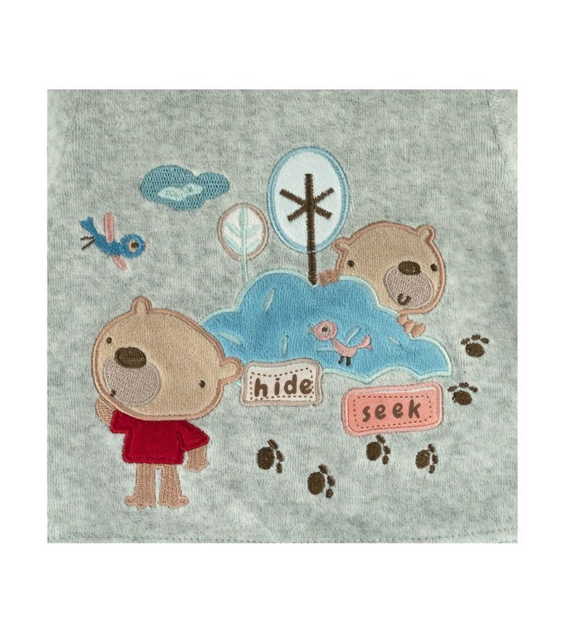 Traje 2 Piezas Bear Gris Bebé Pumucki-1