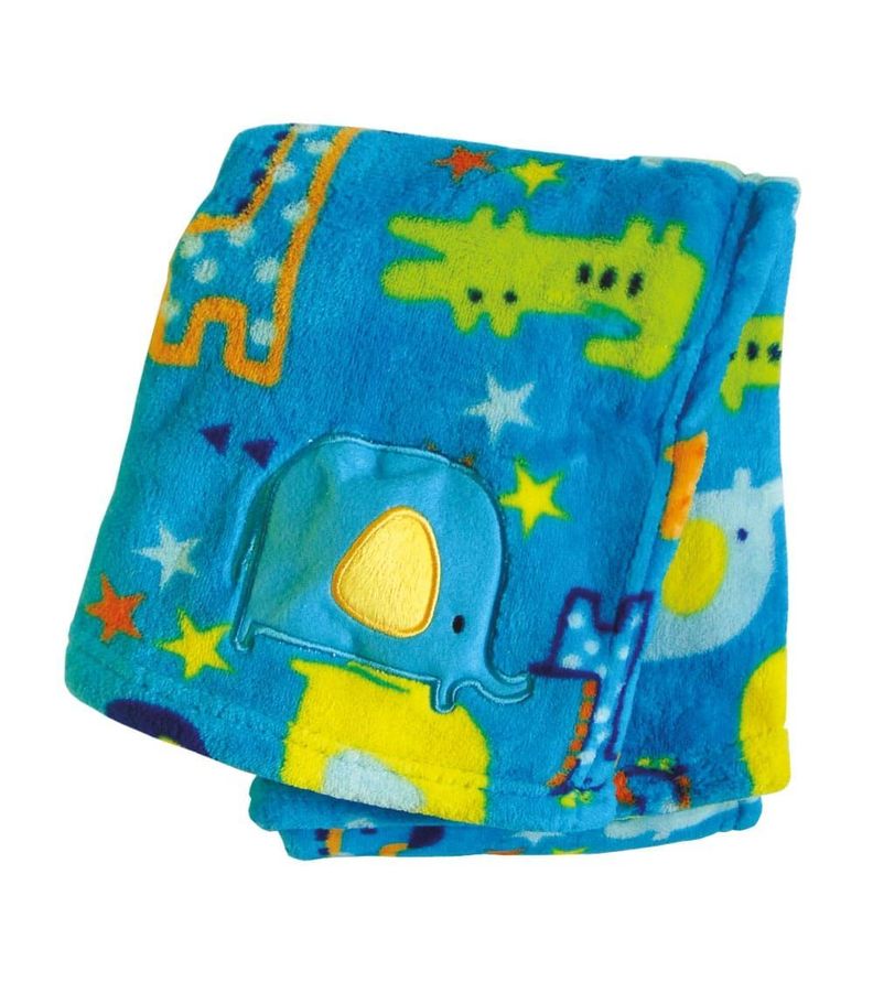 Manta con Sonido para Bebé Azul Pumucki-0