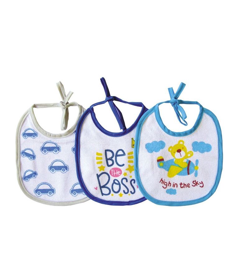 Set De 3 Baberos Impermeables Talla M Pumucki-1
