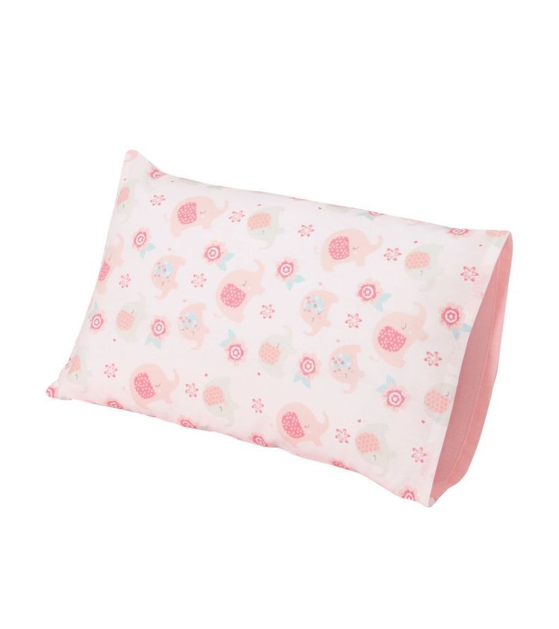 Almohada para Bebé Rosado Elefante Pumucki-0