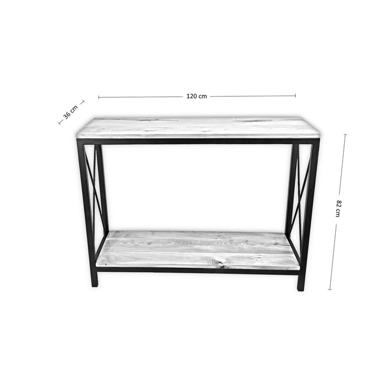 Mesa de arrimo de roble Granada L-4