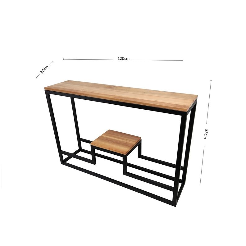 Mesa arrimo de roble Aracena L-4