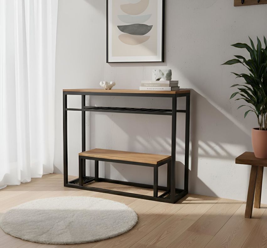 Mesa arrimo de roble Mallorca M ILOFT