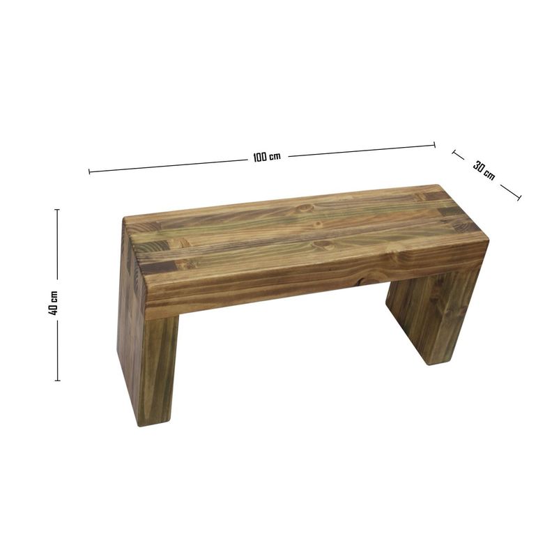Banqueta de madera Belice M -4