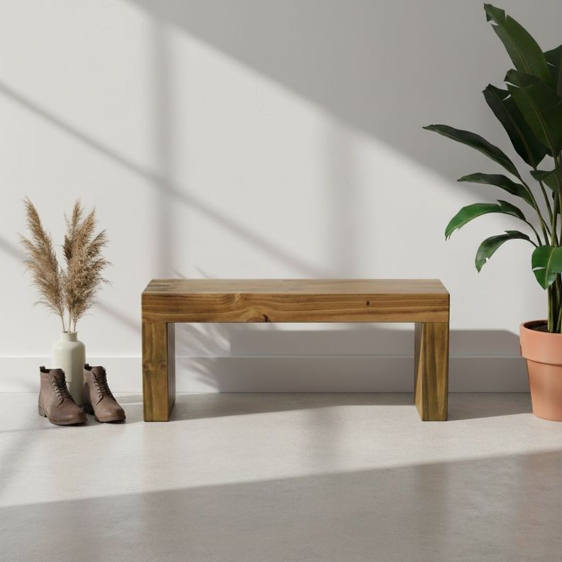 Banqueta de madera Belice L