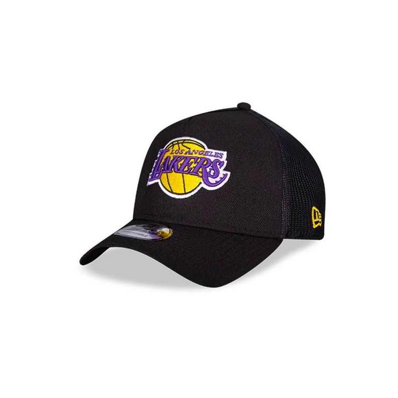 Jockey New Era Los Angeles Lakers Nba 9forty Aframe Negro-0