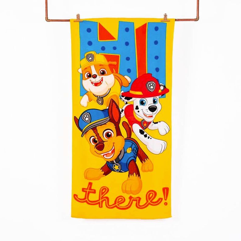 Toalla Microfibra Playa + Bolso Regalo Paw Patrol Hi There-0
