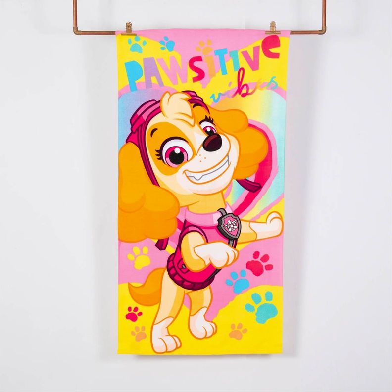 Toalla Microfibra Playa + Bolso Regalo Paw Patrol Pawsitive-1