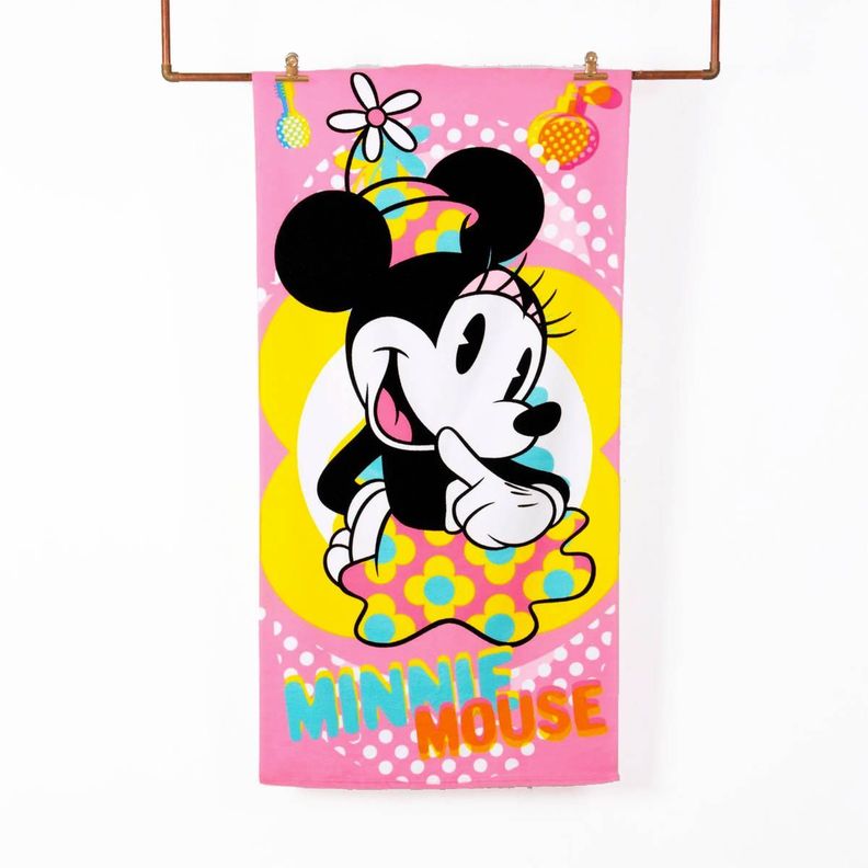 Toalla Microfibra Playa + Bolso Regalo Minnie Dots-0