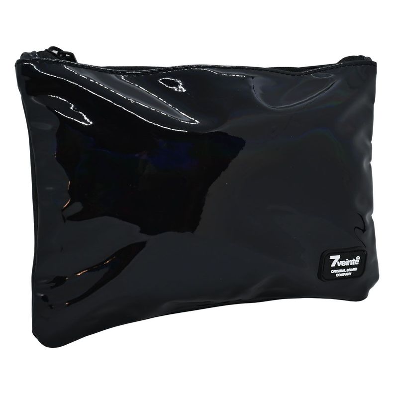 Estuche / Cosmetiquero Negro Holográfico 7 Veinte