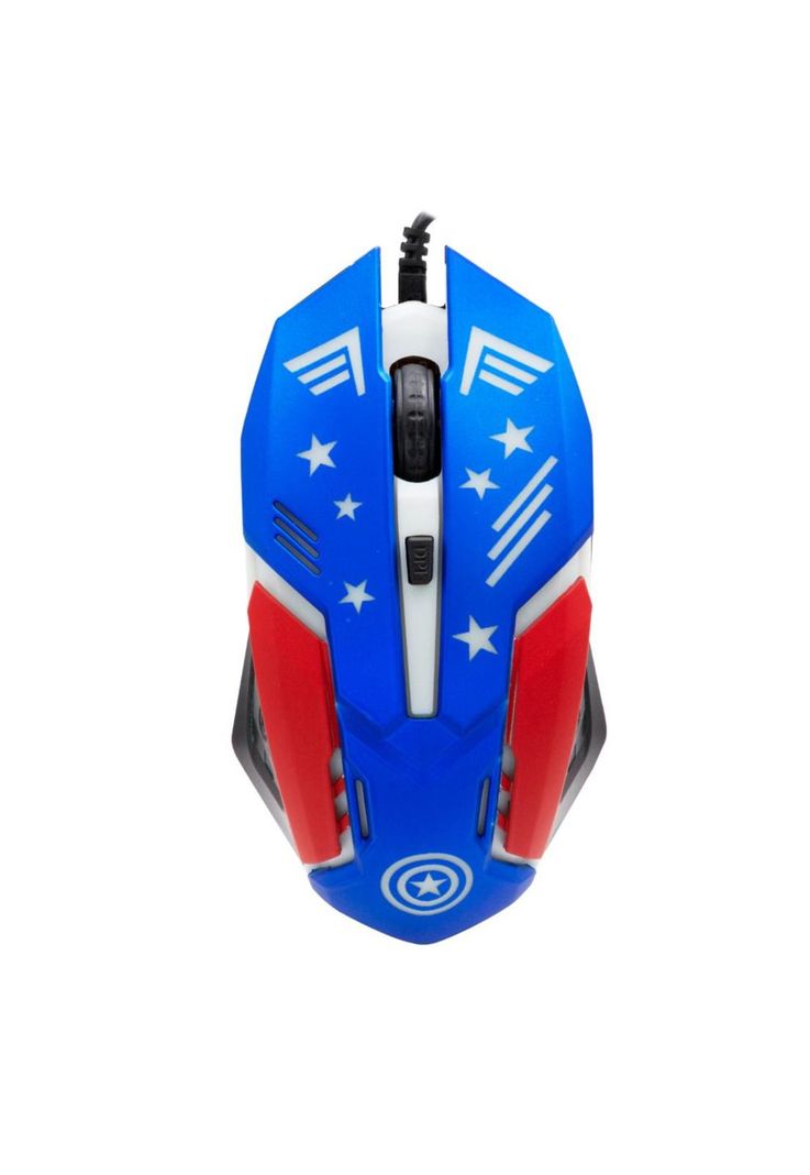 GAM745043-CAP-ESP KIT GAMER CAPITAN AMERICA 3 EN 1 TEC/MOU/A-8