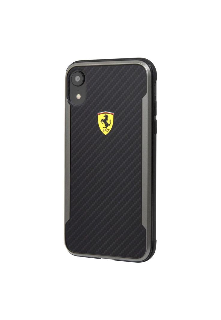 CARCASA FERRARI P/IPHONE XR NEGRA FESPCHCI61CBBK-1