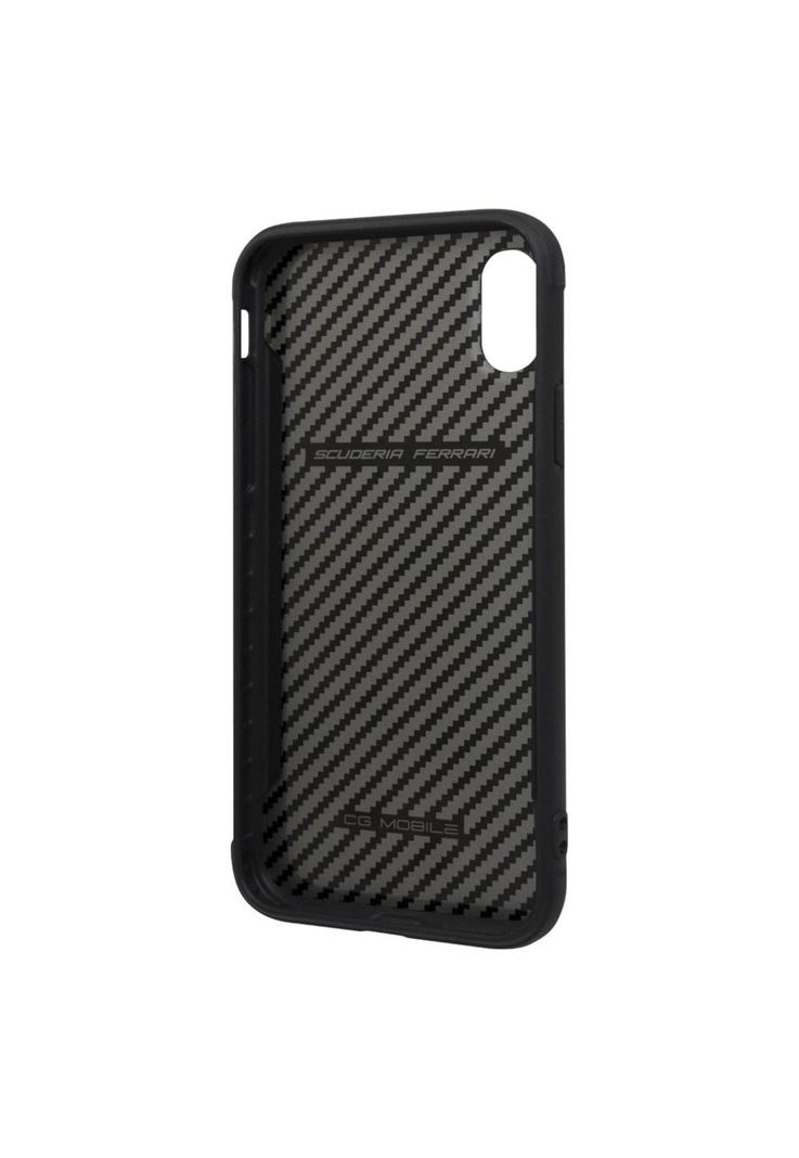 CARCASA FERRARI P/IPHONE XR NEGRA FESPCHCI61CBBK-2