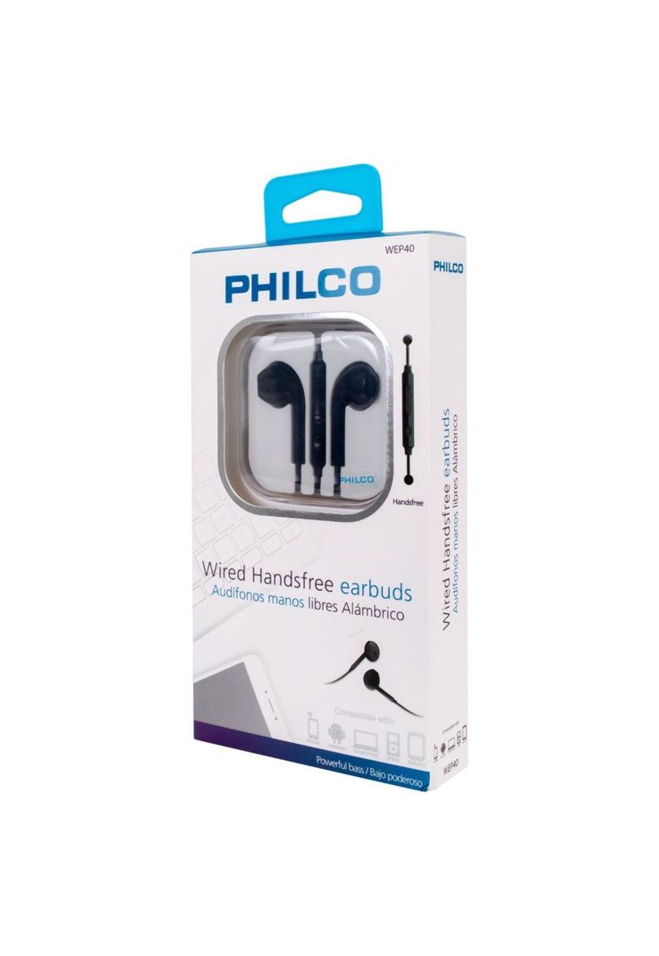 AUDIFONO PHILCO D40 MANOS LIBRES NEGRO-0