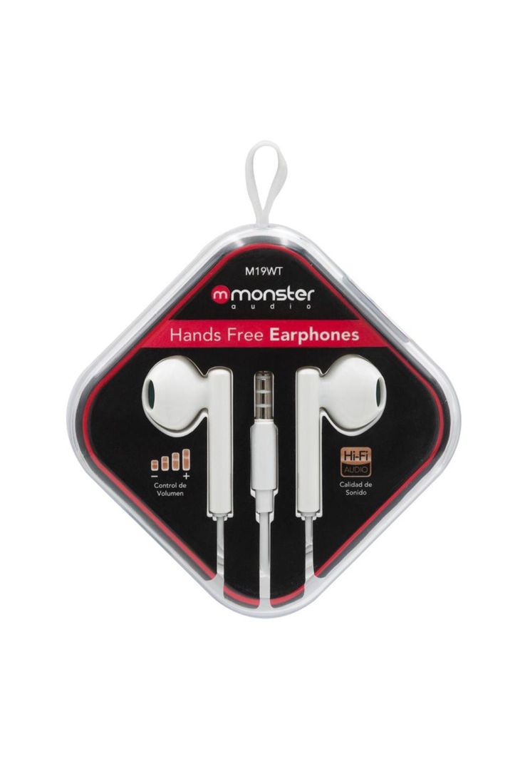 M19WT AUDIF. MONSTER ALAMBRICO M/LIBRES 3.5MM BLANCO-4