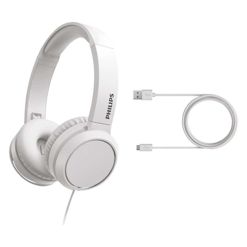 TAH4105 AUDIFONO PHILIPS OVER EAR ALAMBRICO MANOS LIBRES BLANCO-1