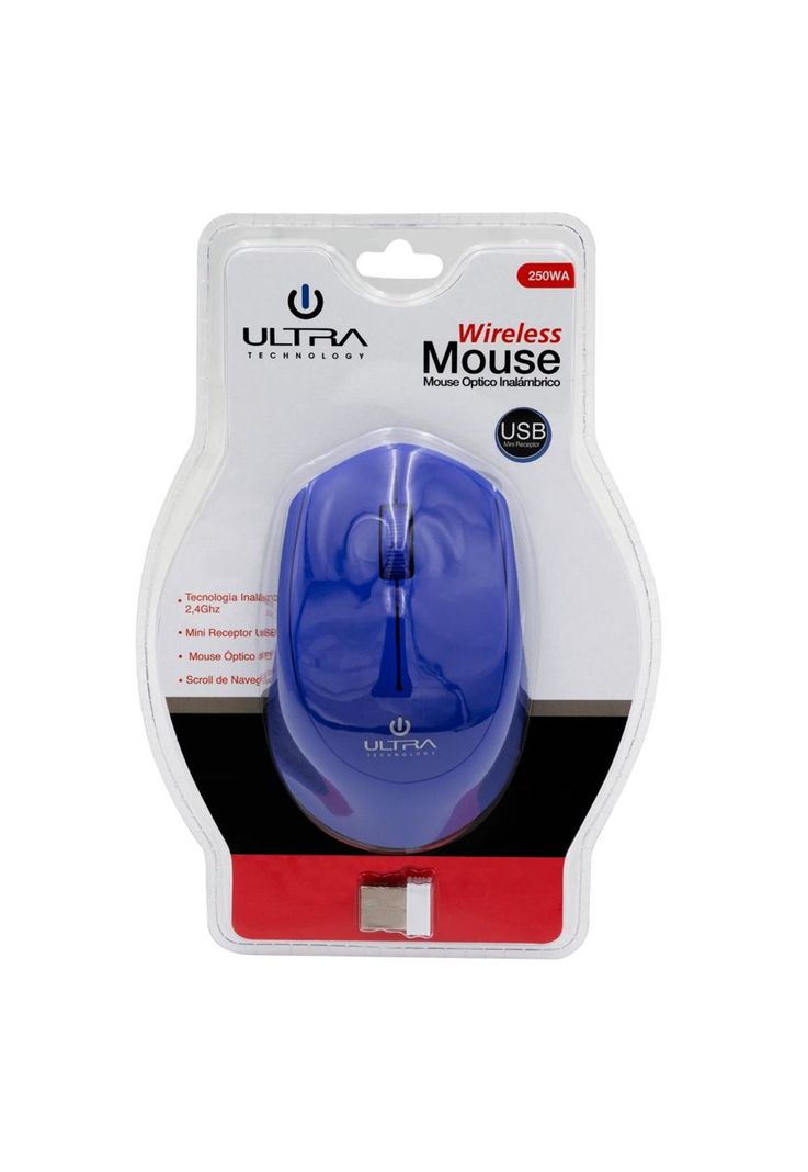 MOUSE OPTICO INALAMBRICO ULTRA AZUL-5