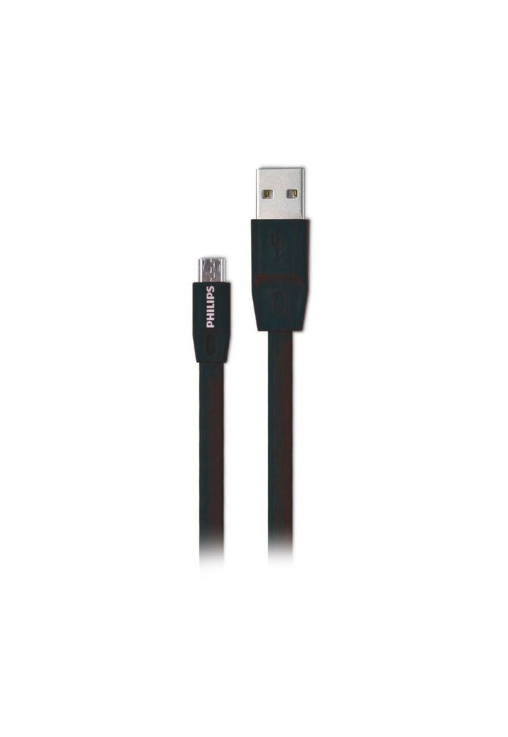 DLC2518CB CABLE MICRO USB 1.2 MTS GOMA PLANO NEGRO-0
