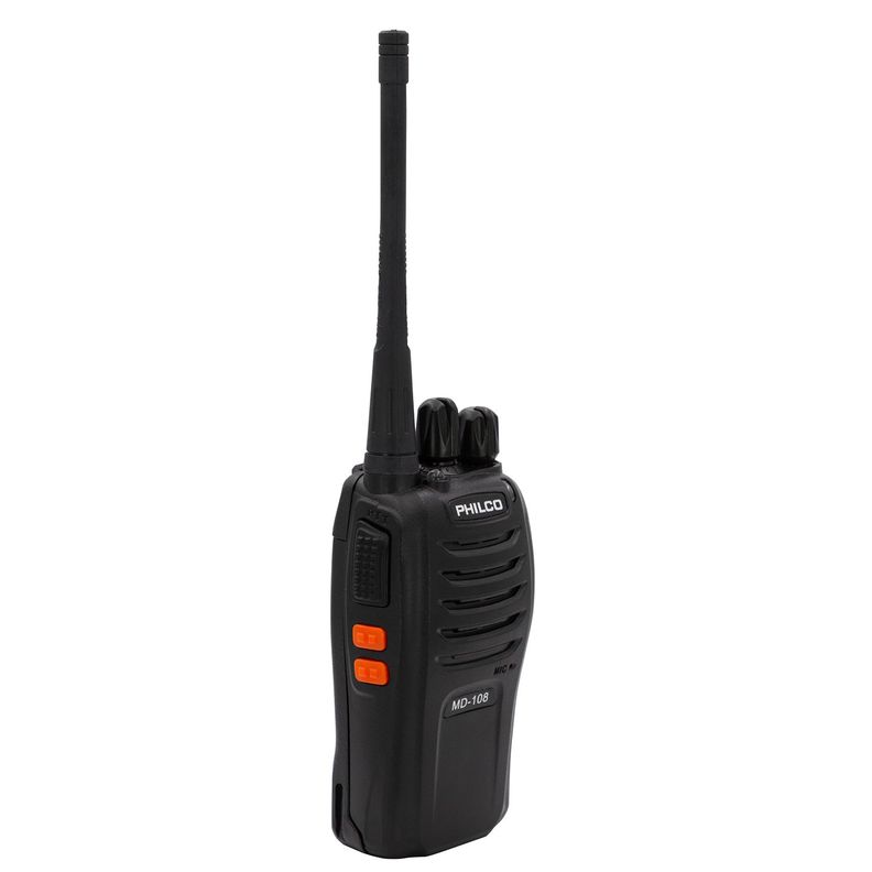 KIT INTERCOMUNICADOR PORTATIL C/CARG. Y M.LIBRES Open box Negro