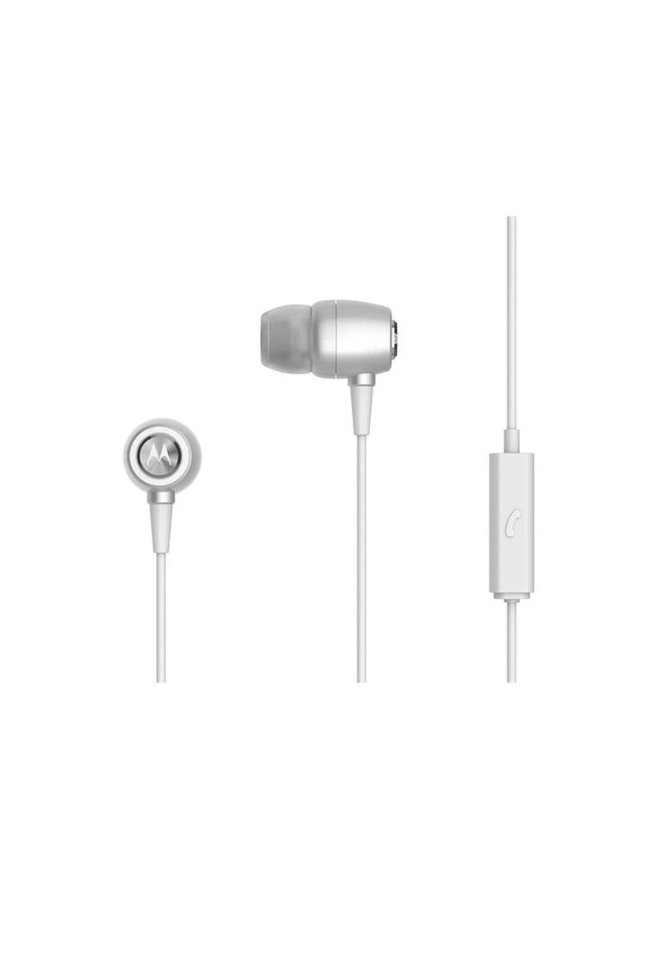 SH009 SV AUDIFONO MOTOROLA EARBUDS M/LIBRES METAL PLATA-0