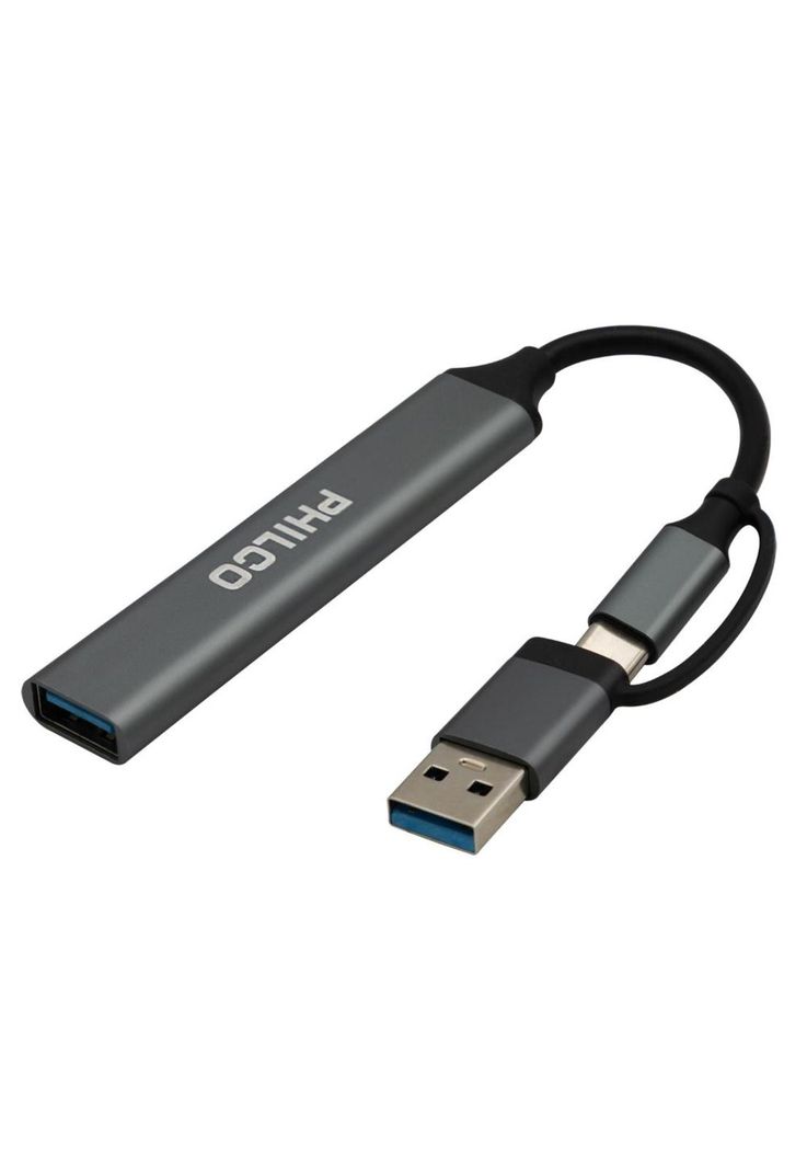 HUB USB-C CON ADAP. 4 USB PHILCO-3