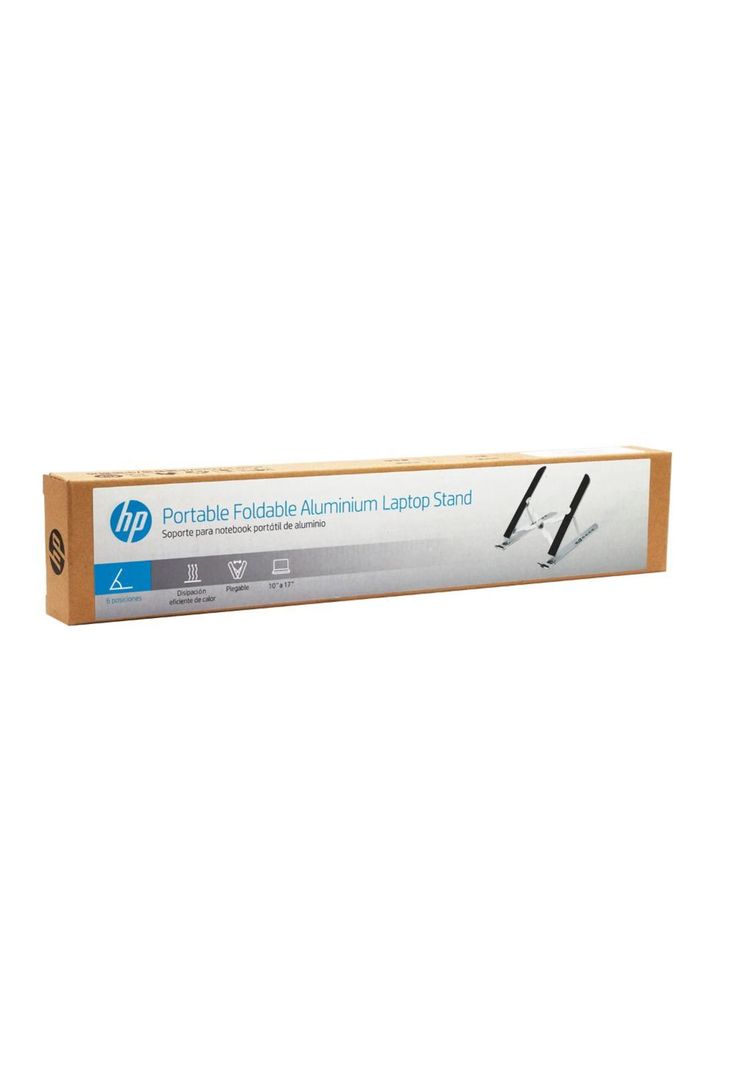 Soporte Negro HP para Laptop - Ergonómico y Resistente-2