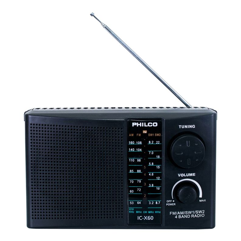 Radio Am / Fm / Sw1 Philco Open box Negro