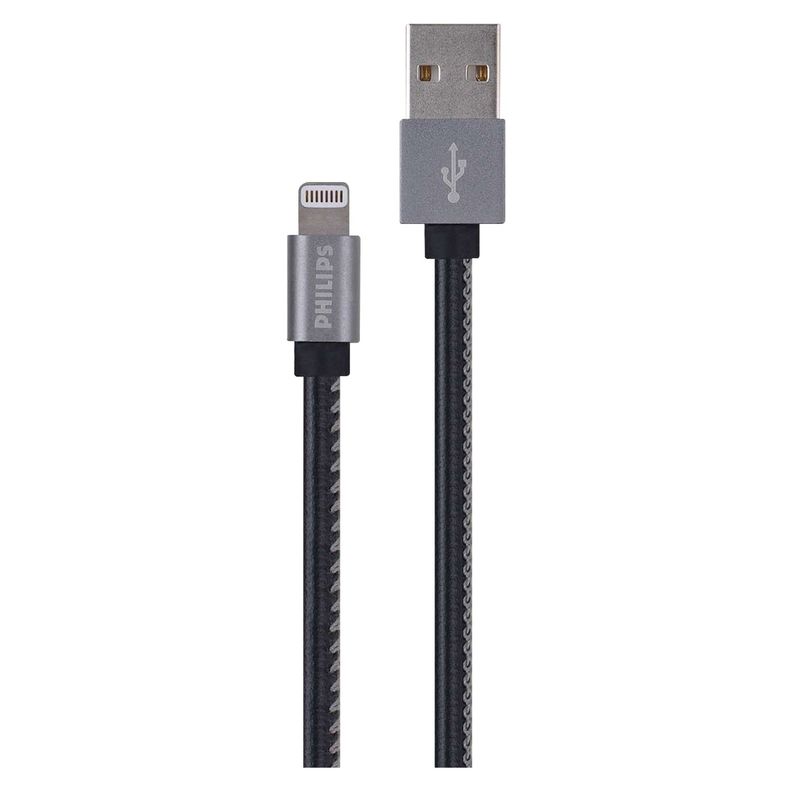 Cable lightning 1.2 Mts Goma Plano Negro Dlc2508cb Open box