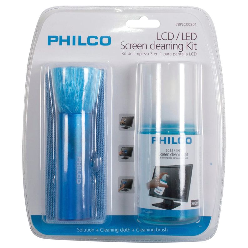 SET LIMPIEZA PANTALLA PHILCO Azul
