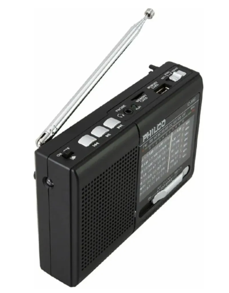 RADIO MULTIBANDA ICX65 PHILCO Negro