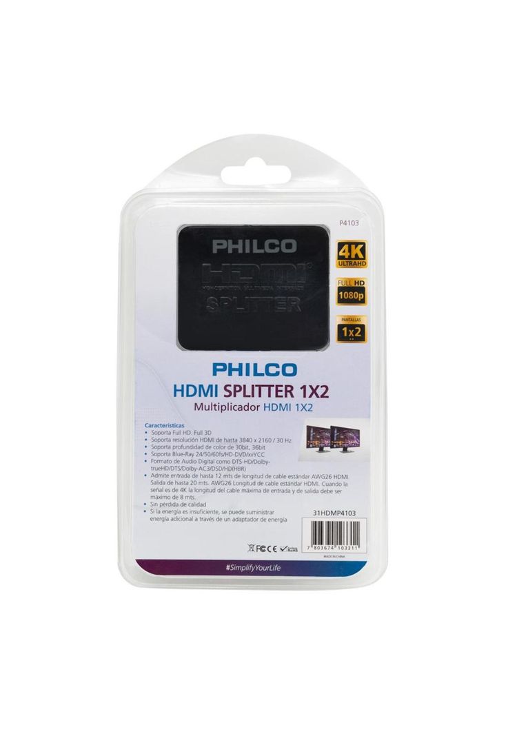 HDMI SPLITTER 1X2 PHILCO-3