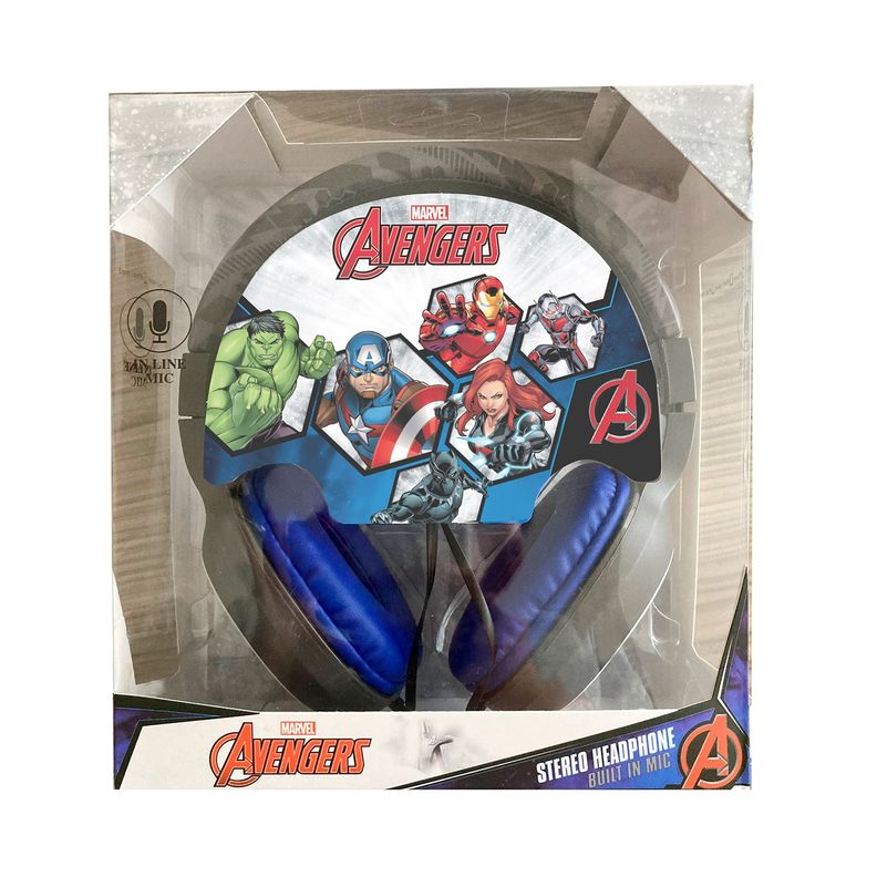 AUDIFONO TEEN H AVENGERS ALAMBRICO Open box Negro