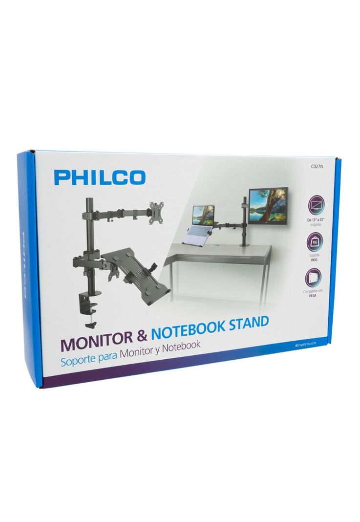 Soporte Monitor Y Notebook Para Mesa 13 A 32-4