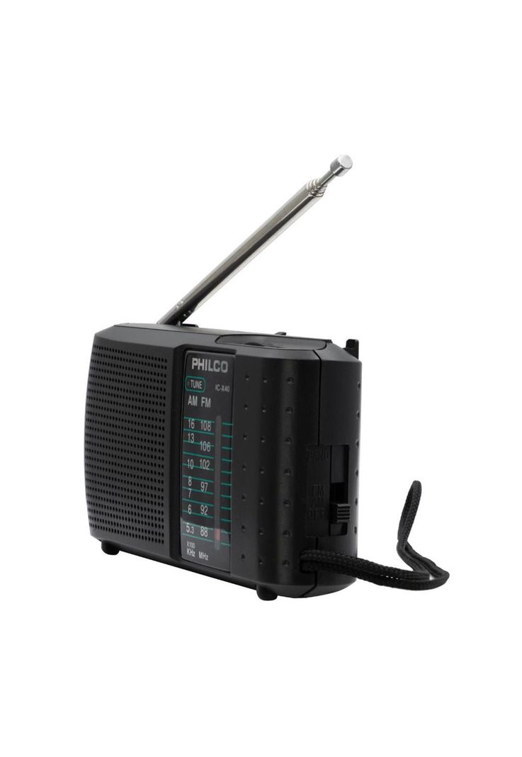 RADIO PORTÁTIL C/ PARLANTE Y AUDÍFONO-0