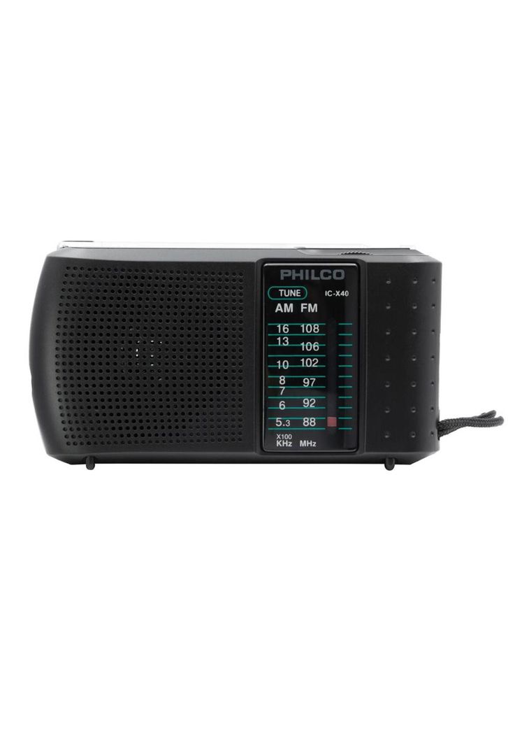 RADIO PORTÁTIL C/ PARLANTE Y AUDÍFONO-1
