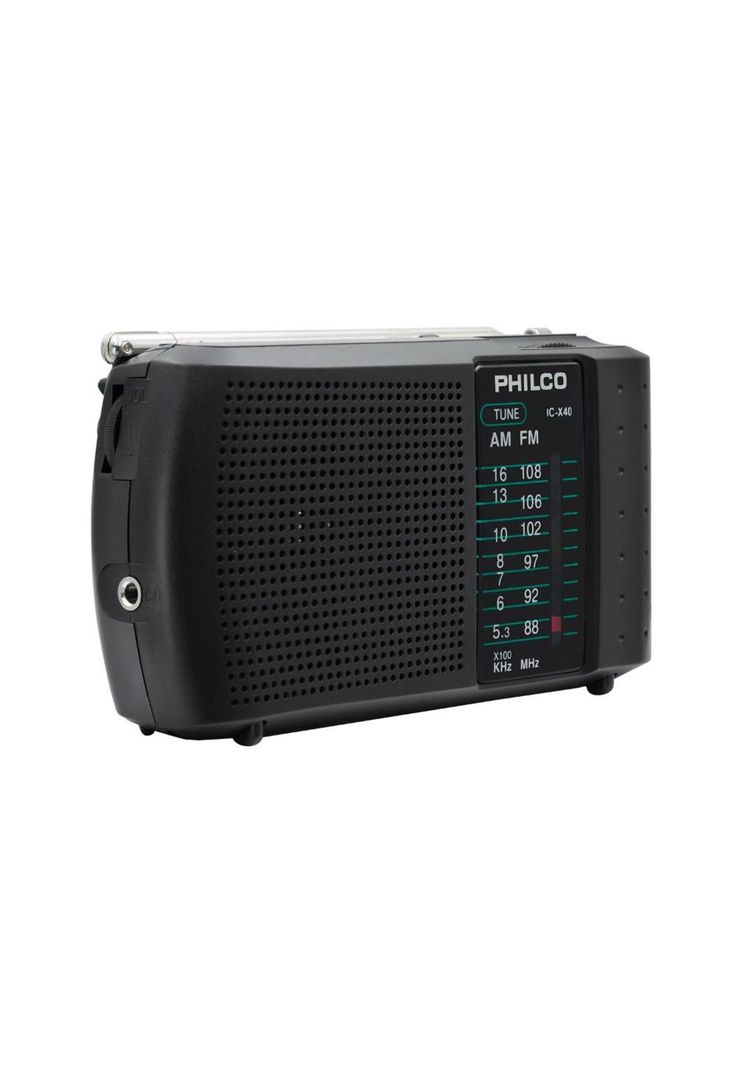 RADIO PORTÁTIL C/ PARLANTE Y AUDÍFONO-3