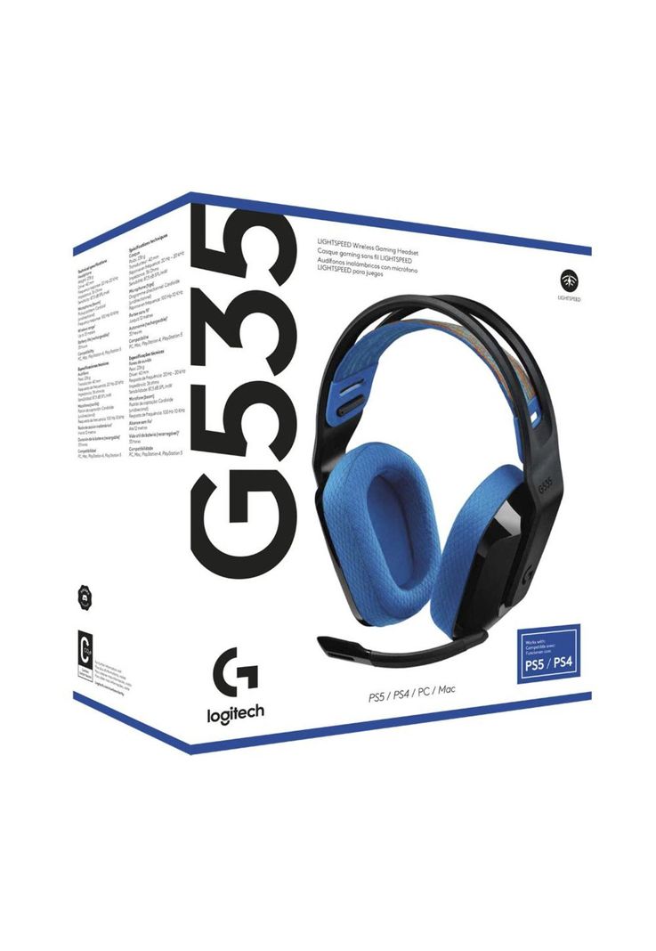Audífonos Gaming Inalámbricos Logitech G535 Negro-1