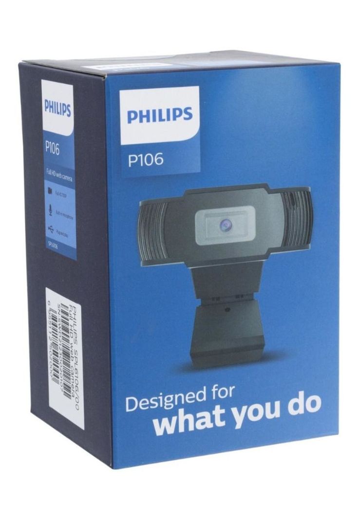 Webcam Philips 720p Spl6106-3