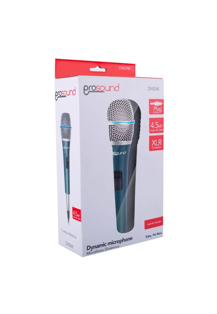 MICROFONO CON CABLE PROSOUND DM24K-1