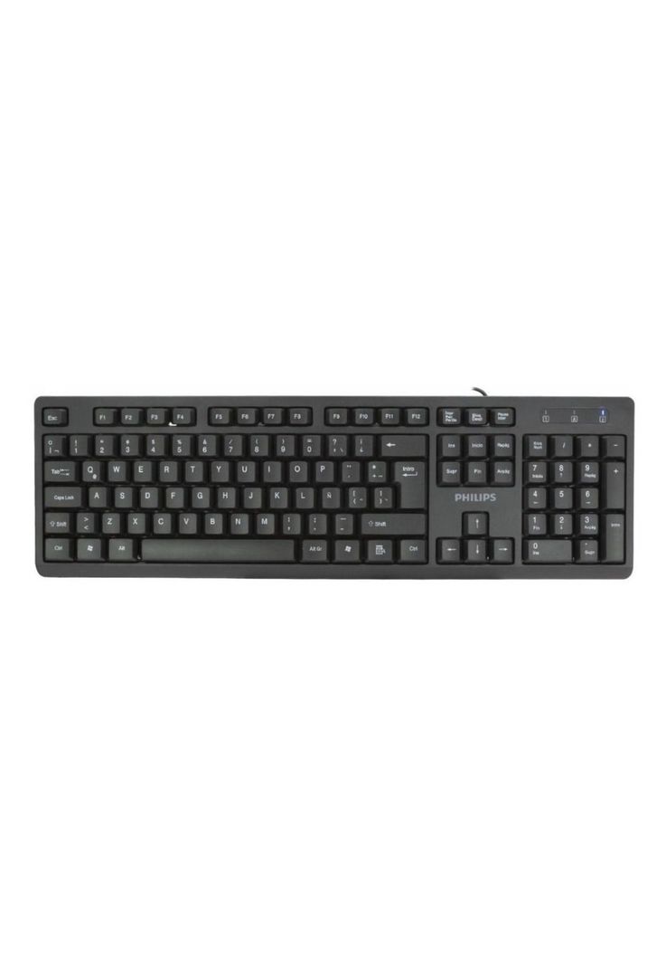 Teclado Alámbrico Spk6234 Philips-0