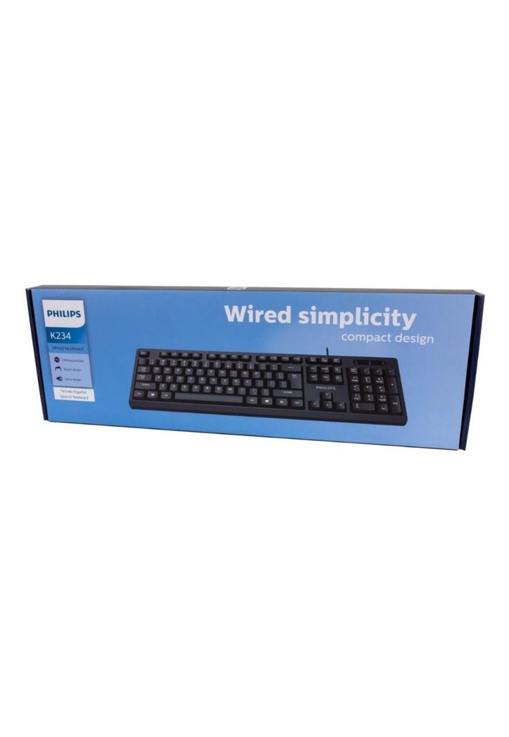 Teclado Alámbrico Spk6234 Philips-2