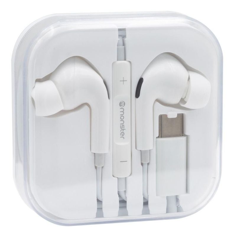 Audif. Monster Alambrico M/libres C21wt Type-c Blanco-0