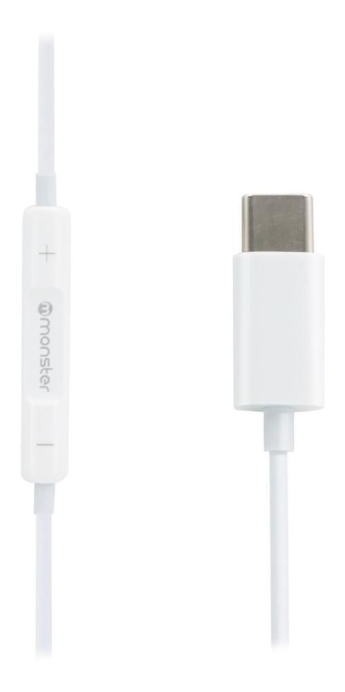 Audif. Monster Alambrico M/libres C21wt Type-c Blanco-3