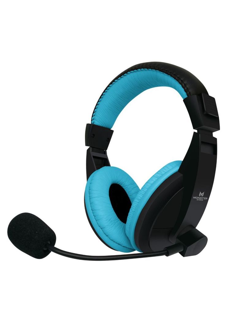 550BL HEADSET GAMER MONSTER LOUD BLUE-0