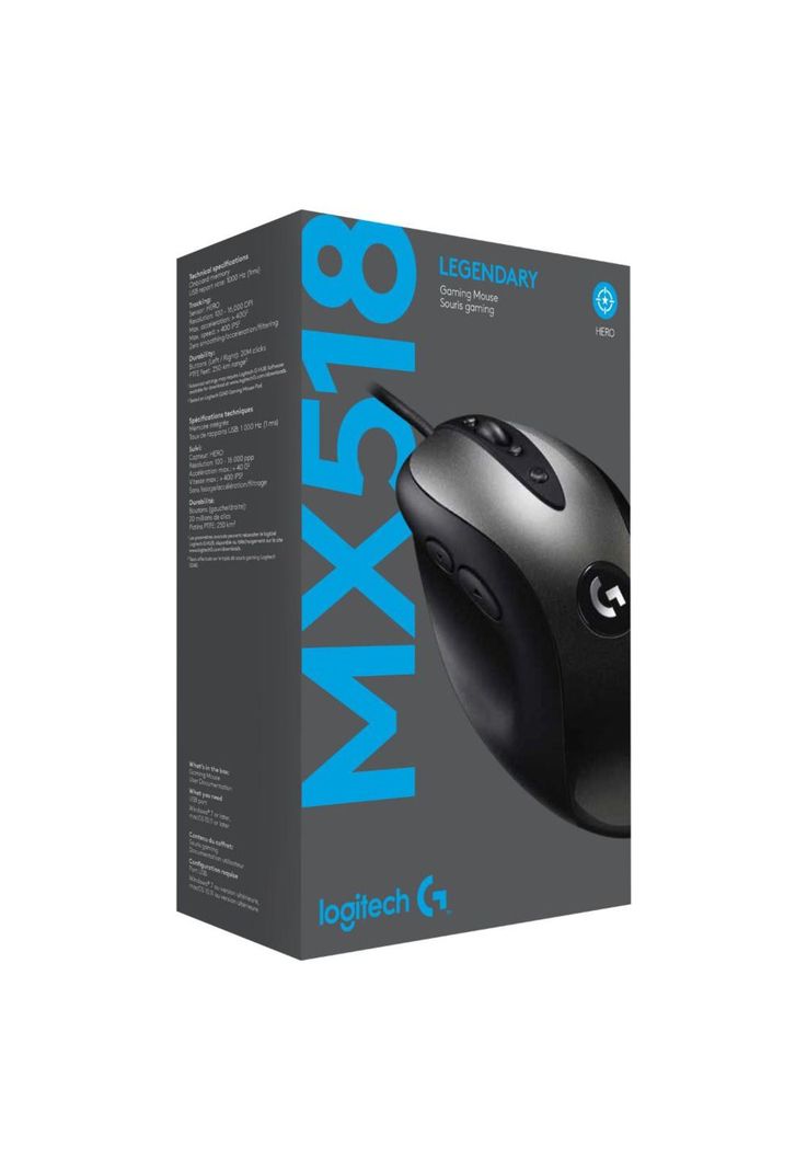 910-005543 MOUSE GAMER ALAM LOGITECH MX518-3