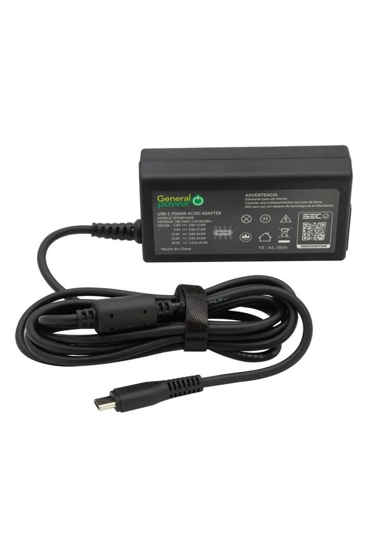 Cargador Notebook Tipo C PD 65W Universal-3