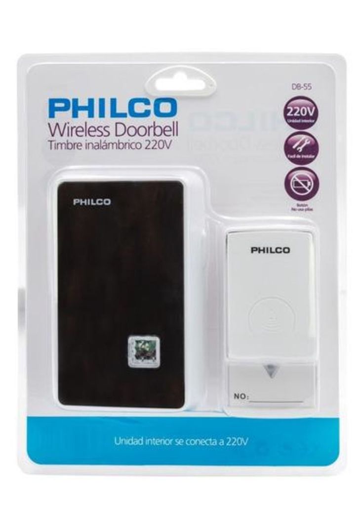 Timbre Inalambrico 220v Philco-3