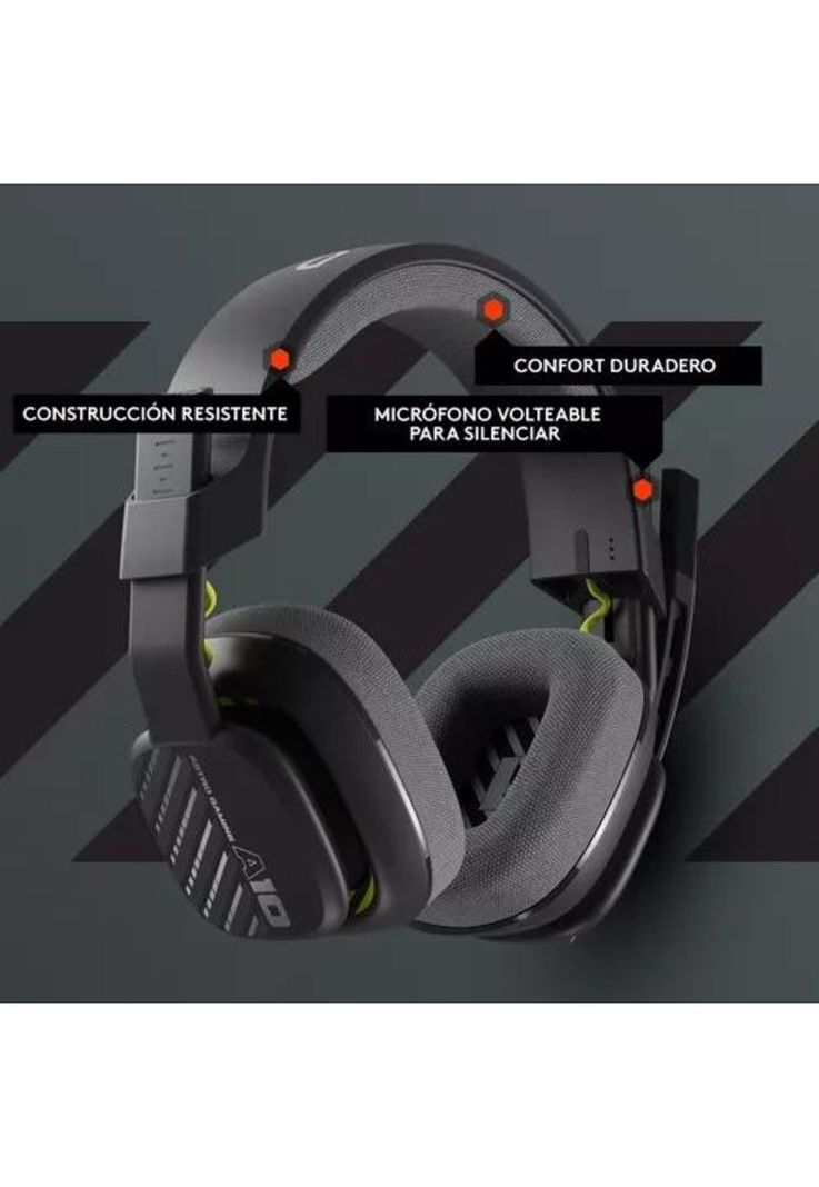 Audífonos Gaming Astro A10 Gen 2 PS4/PS5 Negro-1